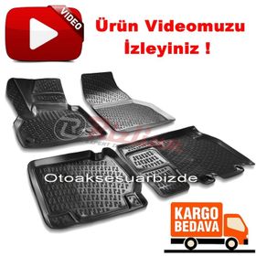 Renault Kangoo Combi 2008-2014 Siyah 3D Bagaj Havuzu