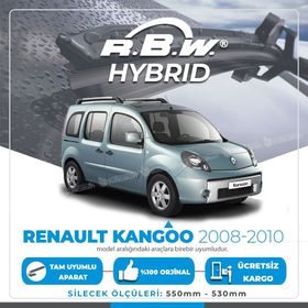 Renault Kangoo RBW Hybrid 2008-2010 Silecek Takımı