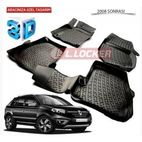 Renault Koleos 2008 Sonrası 3D Havuzlu Paspas