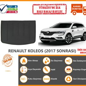 Renault Koleos 2017 Sonrası Halı Bagaj Havuzu