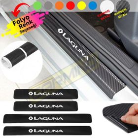 Renault Laguna 4 Adet Karbon Kapı Eşiği Sticker