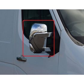 Renault Master 2011 Üzeri Krom 2 Parça Ayna Kapağı