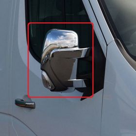 Renault Master 2011 Üzeri Krom 2 Parça Ayna Kapağı