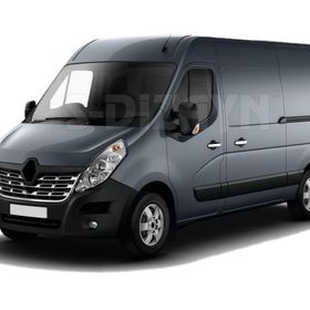 Renault Master Abs 2011 Üzeri 4 Kapı Krom Kapı Kolu