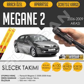 Renault Megane 2 2006-2009 Muz Silecek Takımı