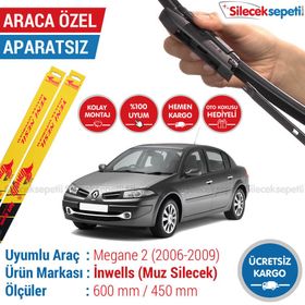Renault Megane 2 2006-2009 Muz Silecek Takımı