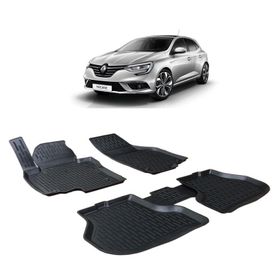Renault Megane 2 3D Havuzlu Paspas