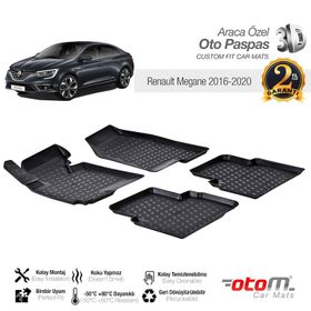 Renault Megane 2 3D Havuzlu Paspas