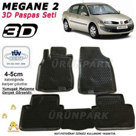 Renault Megane 2 3D Havuzlu Paspas