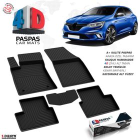 Renault Megane 2 4D Havuzlu Paspas