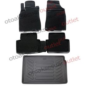 Renault Megane 2 HB 3D Paspas ve Bagaj Havuzu