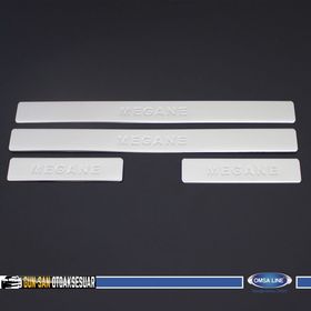 Renault Megane 2 Paslanmaz Çelik 2004-2010 4 Parça Krom Kapı Eşiği
