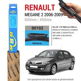 Renault Megane 2 RBW 2006-2009 Muz Silecek Takımı