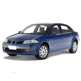 Renault Megane 2 SD 2004-2010 Krom Cam Çıtası