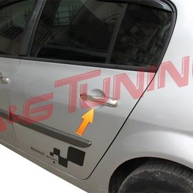Renault Megane 2 Sedan 2004 2010 Paslanmaz Çelik Krom Kapı Kolu