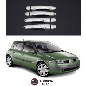Renault Megane 2 Sedan 2004 2010 Paslanmaz Çelik Krom Kapı Kolu
