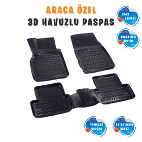 Renault Megane 2004 Model 3D Havuzlu Paspas