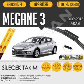 Renault Megane 3 2009-2015 Muz Silecek Takımı