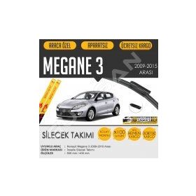 Renault Megane 3 2009-2015 Muz Silecek Takımı