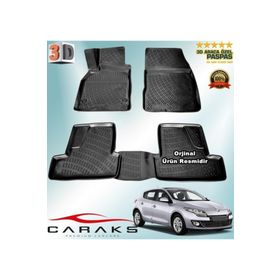 Renault Megane 3 2009-2016 3D Havuzlu Paspas