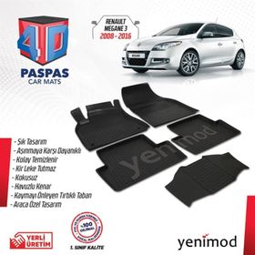 Renault Megane 3 2013-2014-2015 4D Havuzlu Oto Paspas