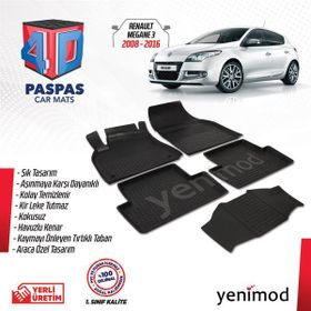 Renault Megane 3 2013-2014-2015 4D Havuzlu Oto Paspas
