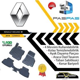 Renault Megane 3 3D Havuzlu Paspas