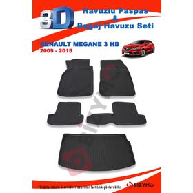 Renault Megane 3 Hb 2009-2015 Paspas ve Bagaj Havuzu