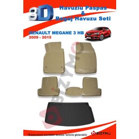 Renault Megane 3 Hb 2009-2015 Paspas ve Bagaj Havuzu