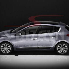 Renault Megane 3 Sensörlü 2010 2016 4 Kapı Krom Kapı Kolu