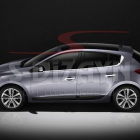 Renault Megane 3 Sensörlü 2010 2016 4 Kapı Krom Kapı Kolu