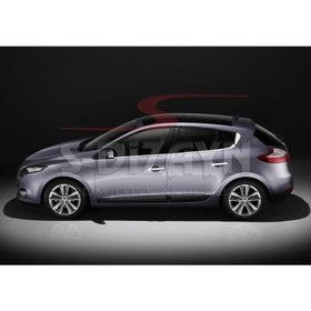 Renault Megane 3 Sensörlü 2010 2016 4 Kapı Krom Kapı Kolu