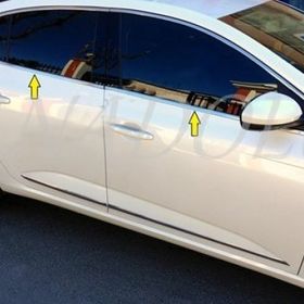 Renault Megane 4 Sedan 2016 Üzeri Paslanm 6 Parça Krom Cam Çıtası