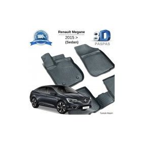 Renault Megane 4 Sedan 3D Havuzlu Paspas