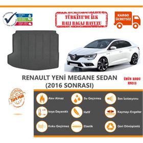 Renault Megane Sedan 2016 Sonrası Halı Bagaj Havuzu
