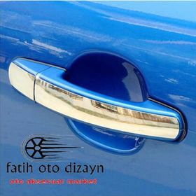 Renault Modus İçin 2004 2012 4 Kapı Krom Kapı Kolu