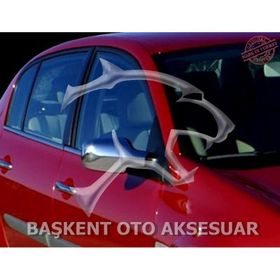 Renault Scenic 2 Abs 2004-2010 Krom 2 Parça Ayna Kapağı