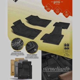 Renault Scenic 2006-2009 Altı Cırtlı 3D Havuzlu Kauçuk Paspas
