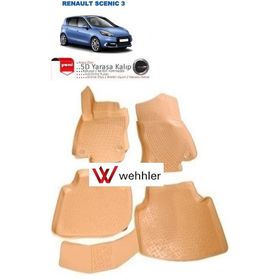 Renault Scenic 3D Havuzlu Paspas