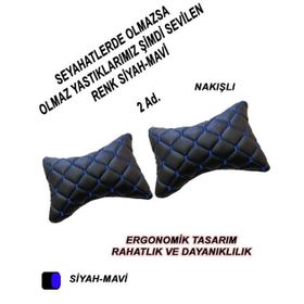 Renault Scenic 96/05 Boyun Yastığı Mavi Özel Araba Oto Koltuk Kılıfı