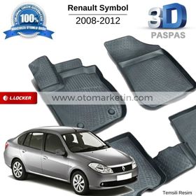 Renault Symbol 2008-2012 3D Havuzlu Paspas