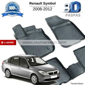 Renault Symbol 2008-2012 3D Havuzlu Paspas