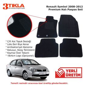 Renault Symbol 2008 2012 Halı Paspas Seti