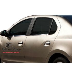 Renault Symbol 2009-2012 4 Parça Krom Cam Çıtası