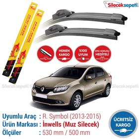Renault Symbol 2013-2015 Muz Silecek Takımı