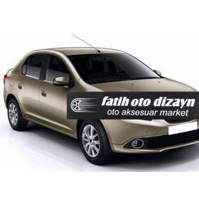 Renault Symbol 2013-2018 4 Parça Krom Cam Çıtası
