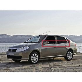 Renault Symbol 2013-2018 4 Parça Krom Cam Çıtası