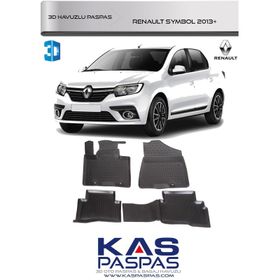Renault Symbol 2013 Model 3D Havuzlu Paspas