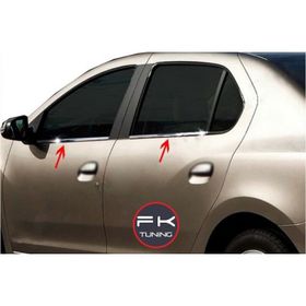 Renault Symbol 2013 Üzeri 4 Parça Krom Cam Çıtası