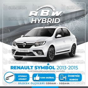 Renault Symbol RBW Hybrid 2013-2016 Silecek Takımı